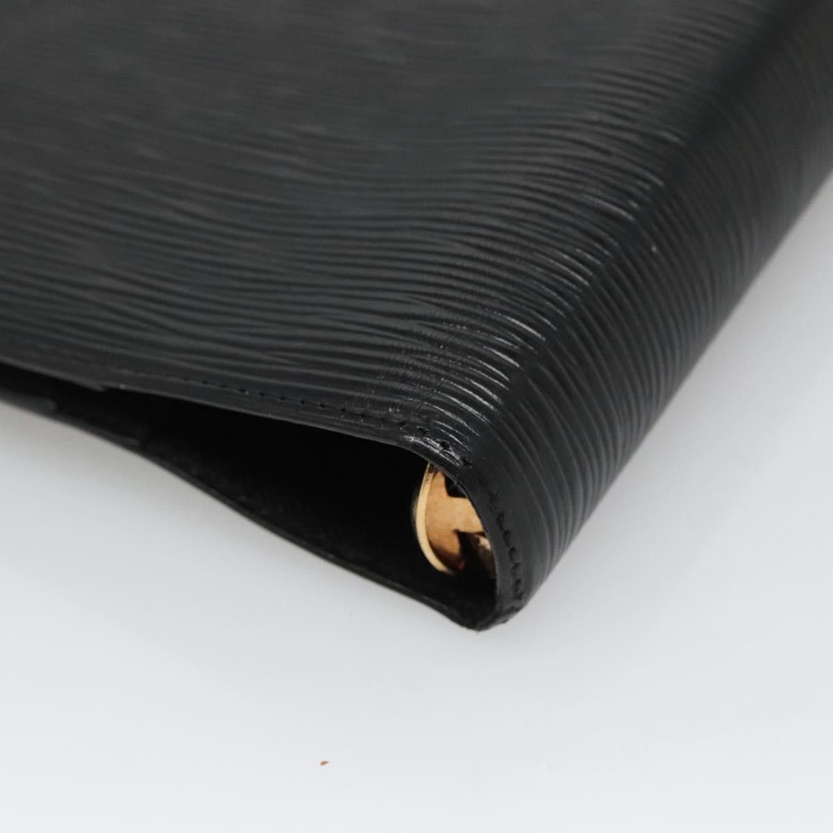 Louis Vuitton Agenda Cover Black Leather Wallet (Pre-Owned) Size ONE SIZE - 7 Thumbnail