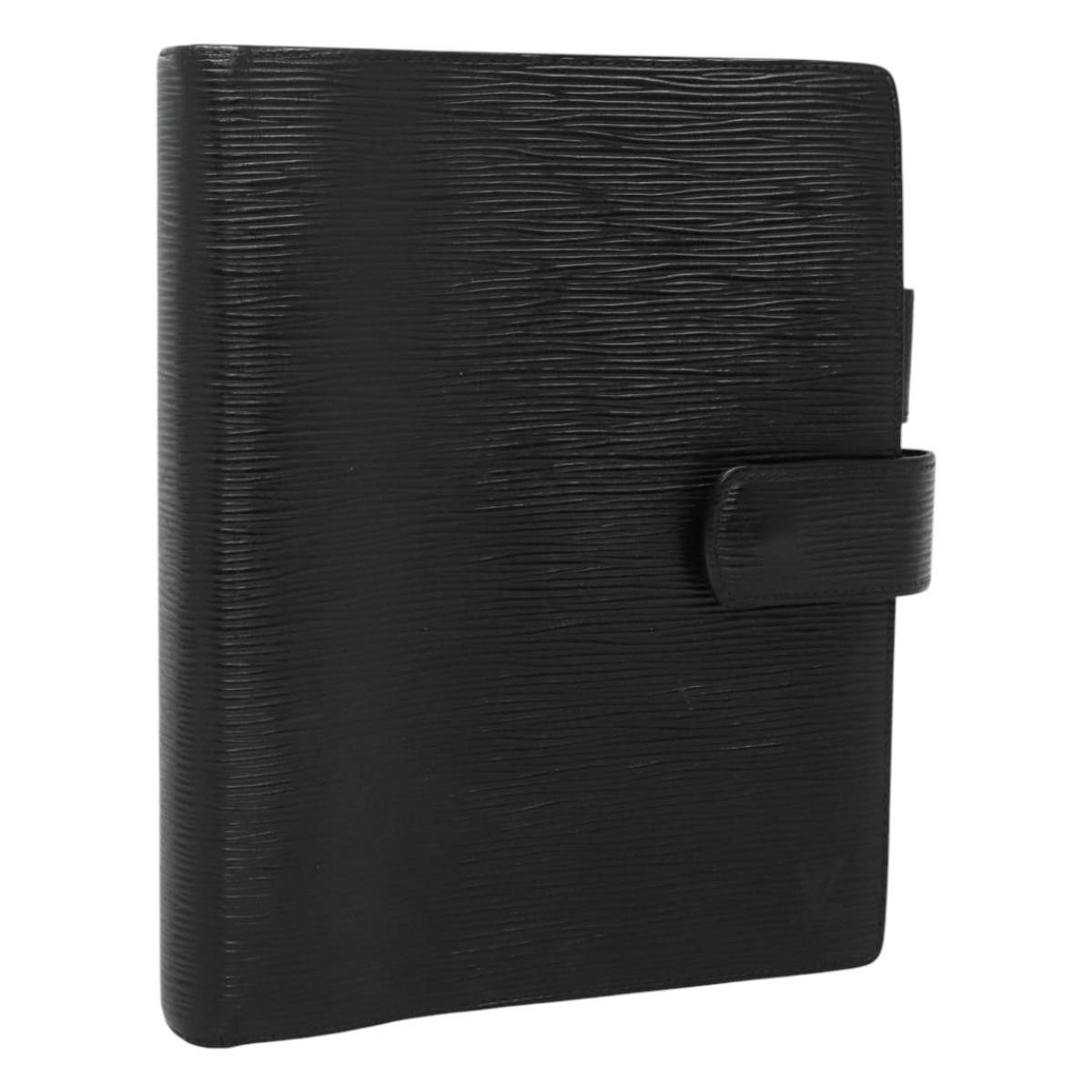 Louis Vuitton Agenda Cover Black Leather Wallet (Pre-Owned) Size ONE SIZE - 12 Thumbnail