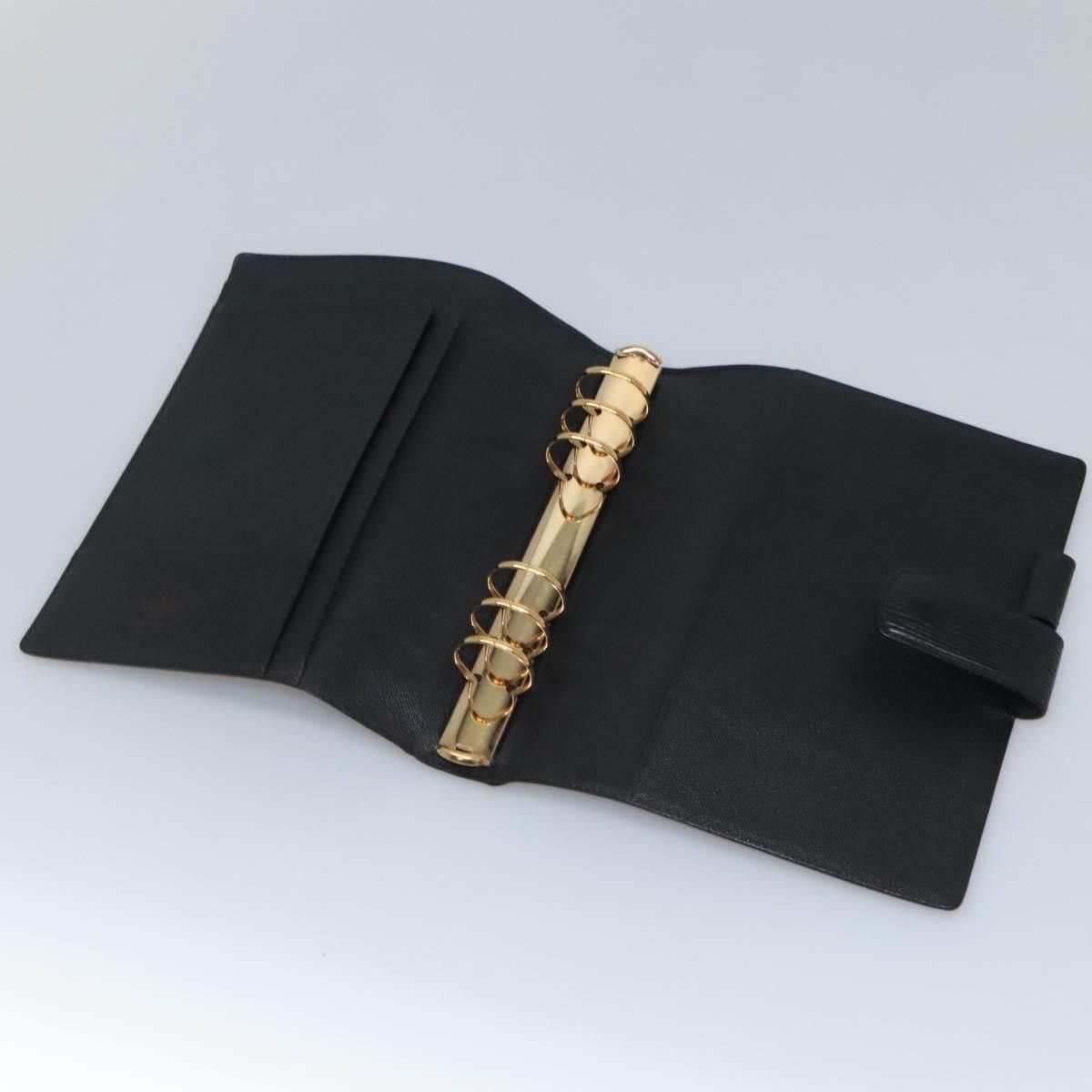 Louis Vuitton Agenda Cover Black Leather Wallet (Pre-Owned) Size ONE SIZE - 9 Thumbnail