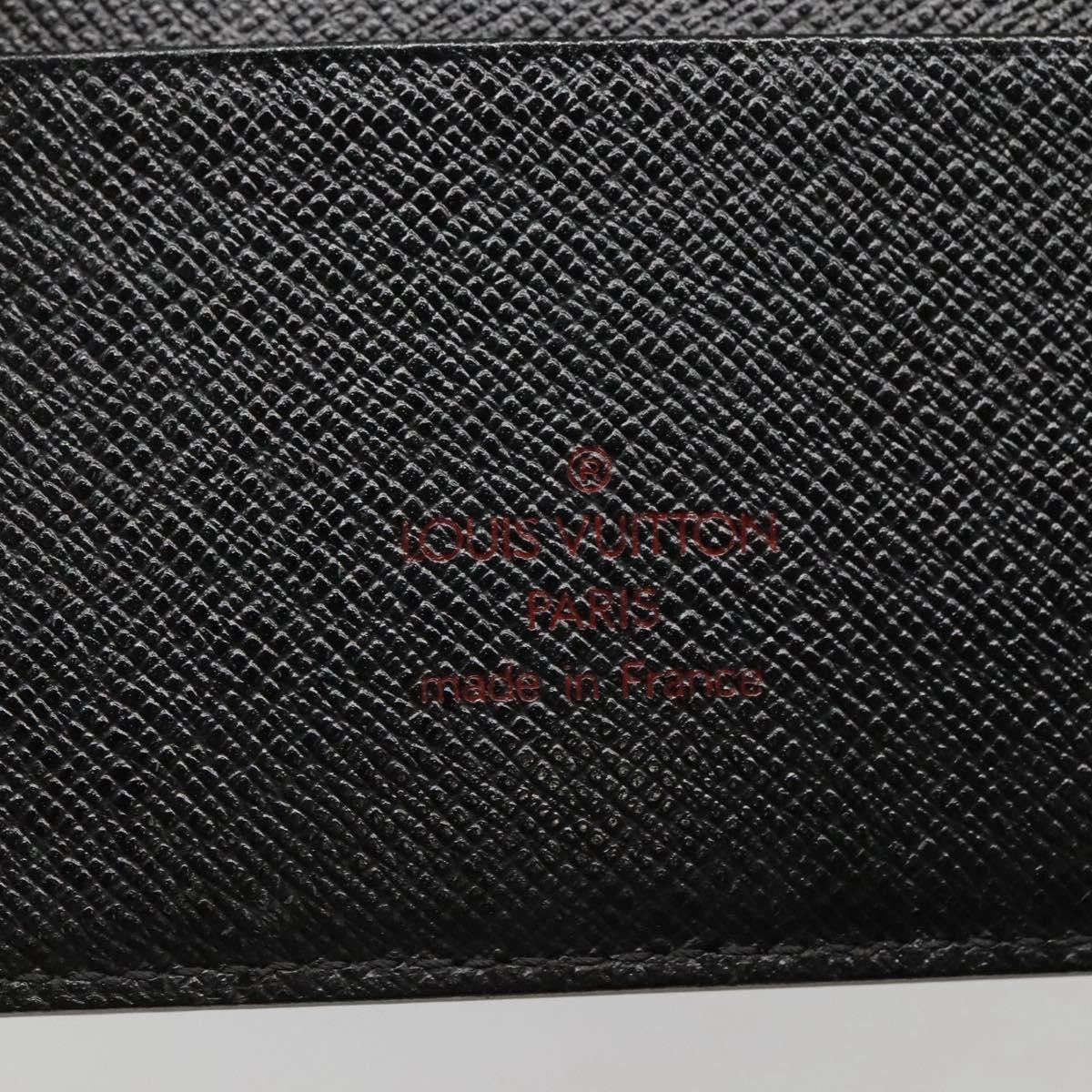 Louis Vuitton Agenda Cover Black Leather Wallet (Pre-Owned) Size ONE SIZE - 11 Thumbnail