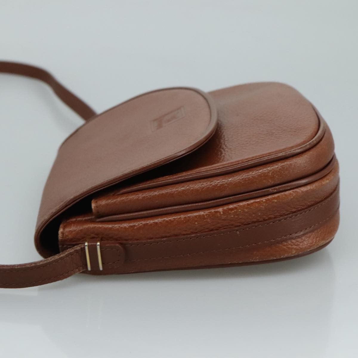 Burberry Brown Leather Shoulder Bag (Pre-Owned) Size ONE SIZE - 4 Thumbnail