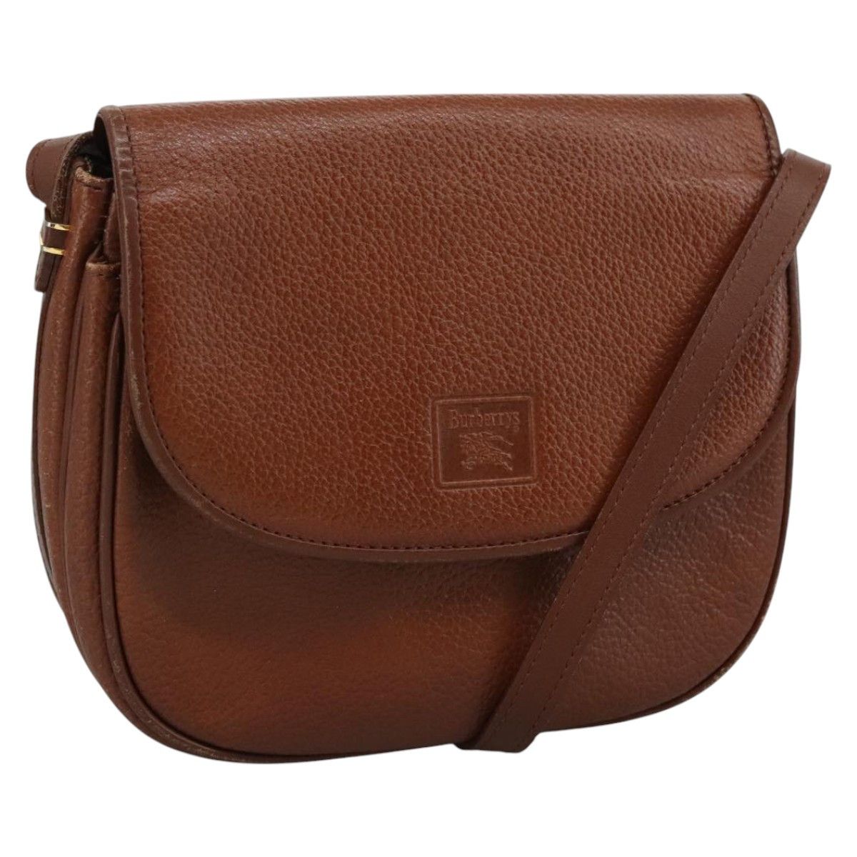 Burberry Brown Leather Shoulder Bag (Pre-Owned) Size ONE SIZE - 14 Thumbnail