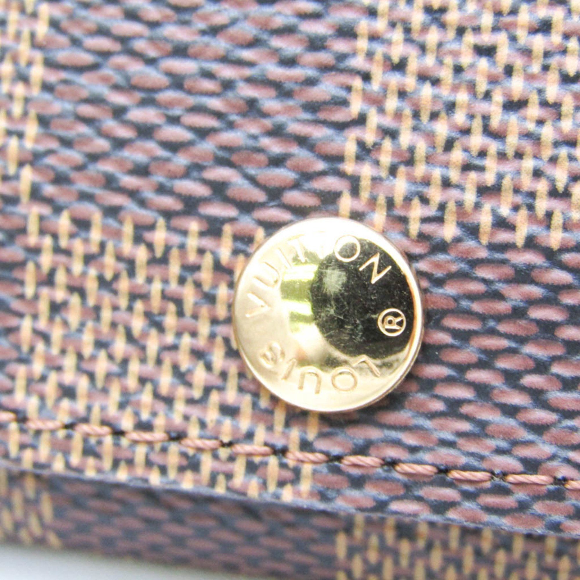 Louis Vuitton Multiclés 4 Brown Canvas Wallet (Pre-Owned) Size ONE SIZE - 4 Thumbnail