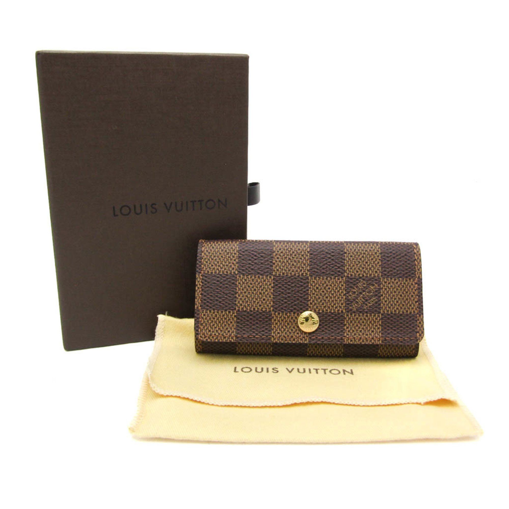 Louis Vuitton Multiclés 4 Brown Canvas Wallet (Pre-Owned) Size ONE SIZE - 9 Thumbnail