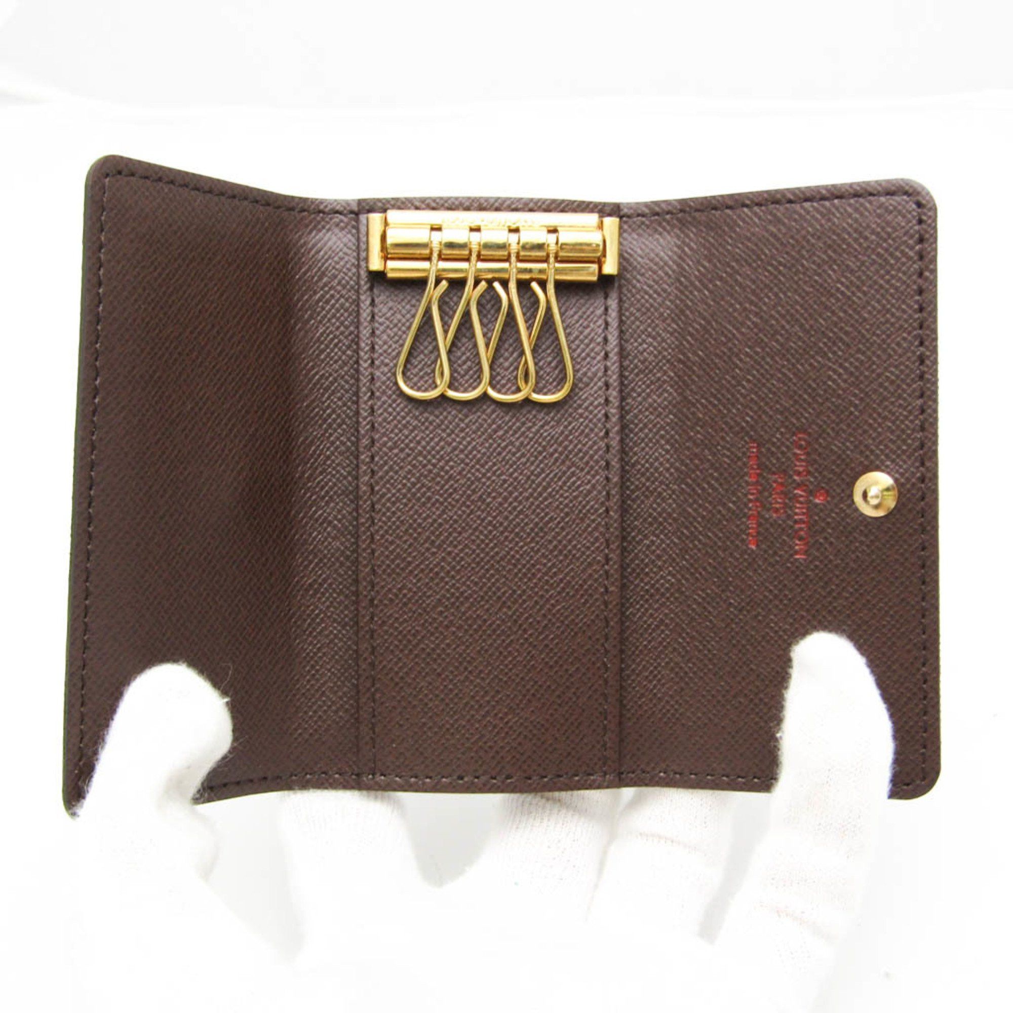 Louis Vuitton Multiclés 4 Brown Canvas Wallet (Pre-Owned) Size ONE SIZE - 6 Thumbnail