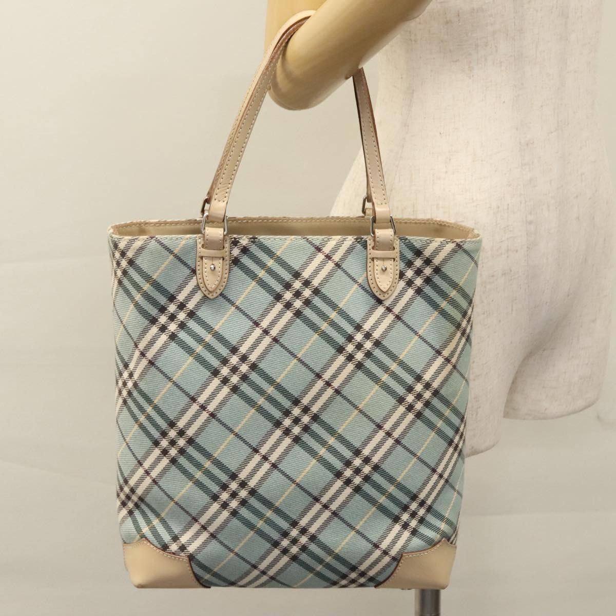 Burberry Blue Label Blue Canvas Tote Bag (Pre-Owned) Size ONE SIZE - 14 Thumbnail