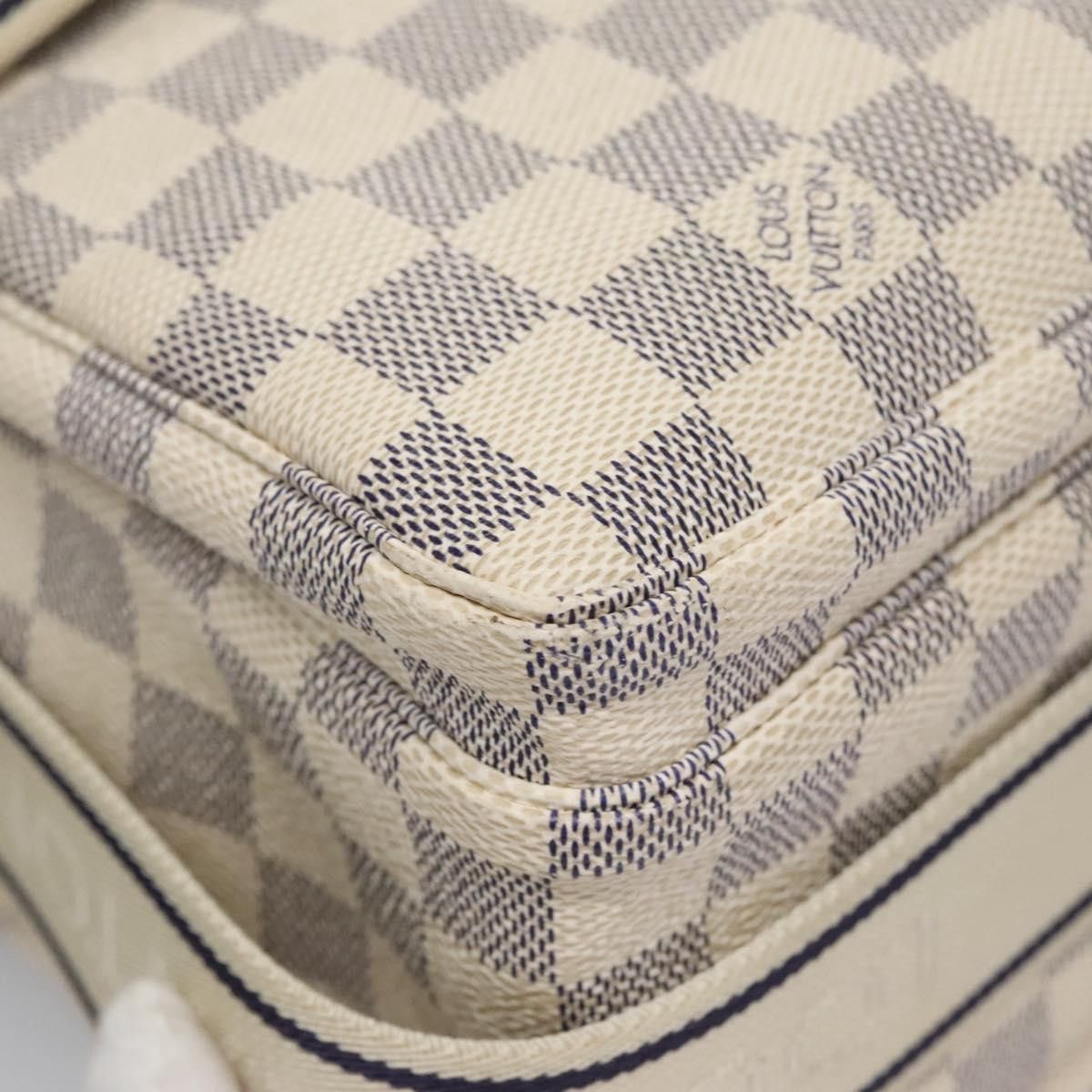 Louis Vuitton Naviglio White Canvas Shoulder Bag (Pre-Owned) Size ONE SIZE - 9 Thumbnail