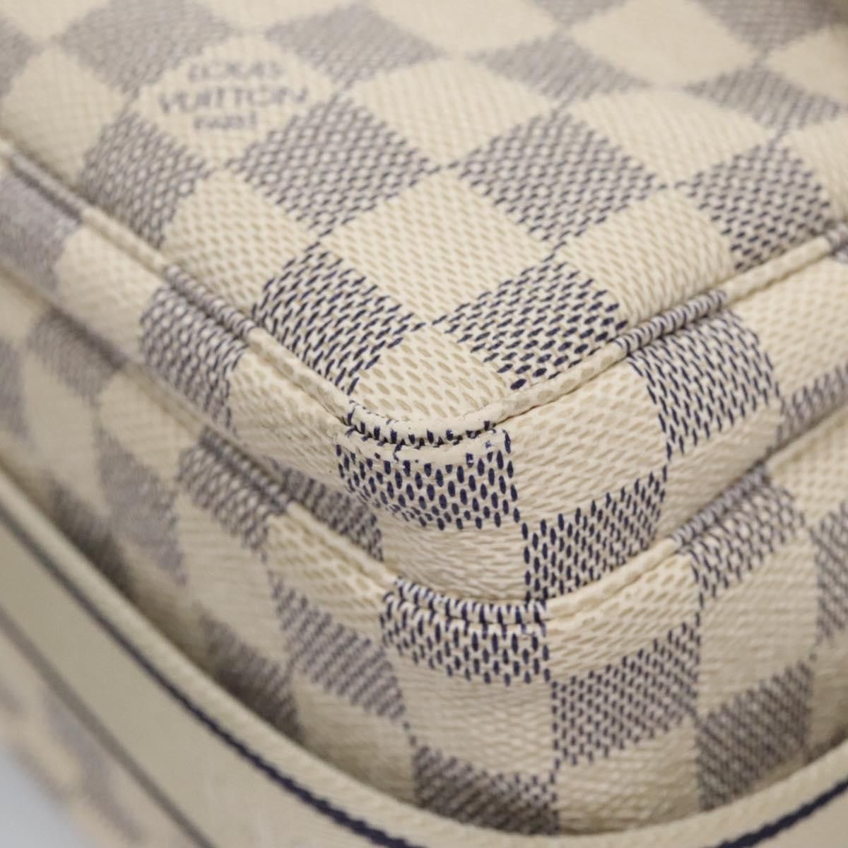 Louis Vuitton Naviglio White Canvas Shoulder Bag (Pre-Owned) Size ONE SIZE - 10 Thumbnail