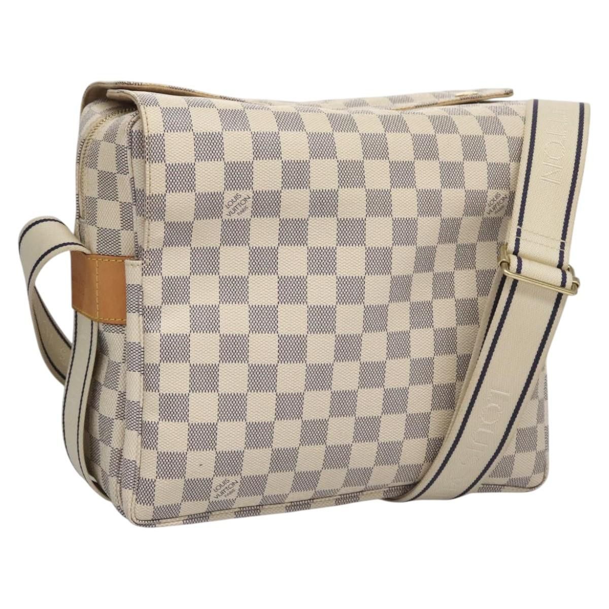 Louis Vuitton Naviglio White Canvas Shoulder Bag (Pre-Owned) Size ONE SIZE - 17 Thumbnail