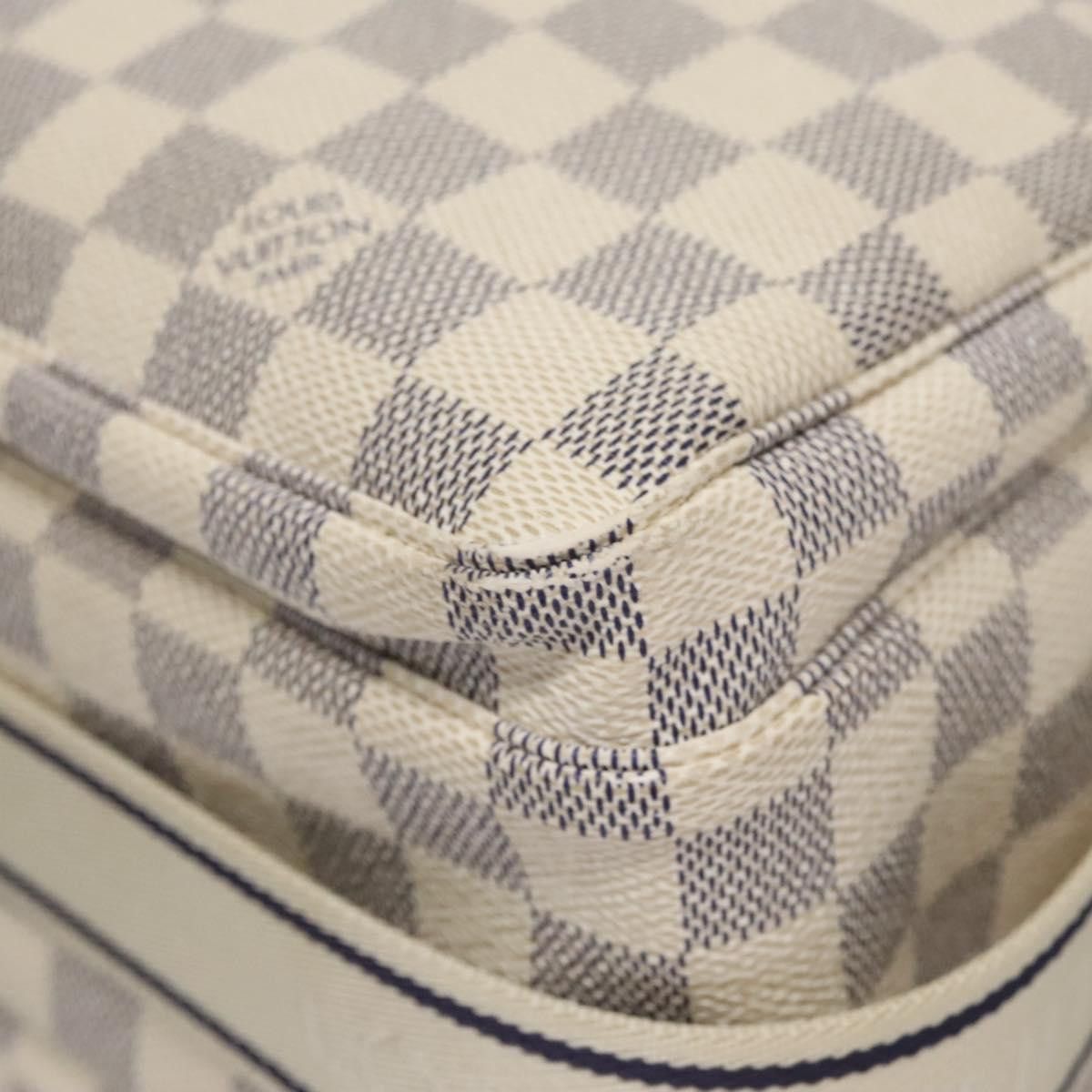 Louis Vuitton Naviglio White Canvas Shoulder Bag (Pre-Owned) Size ONE SIZE - 8 Thumbnail