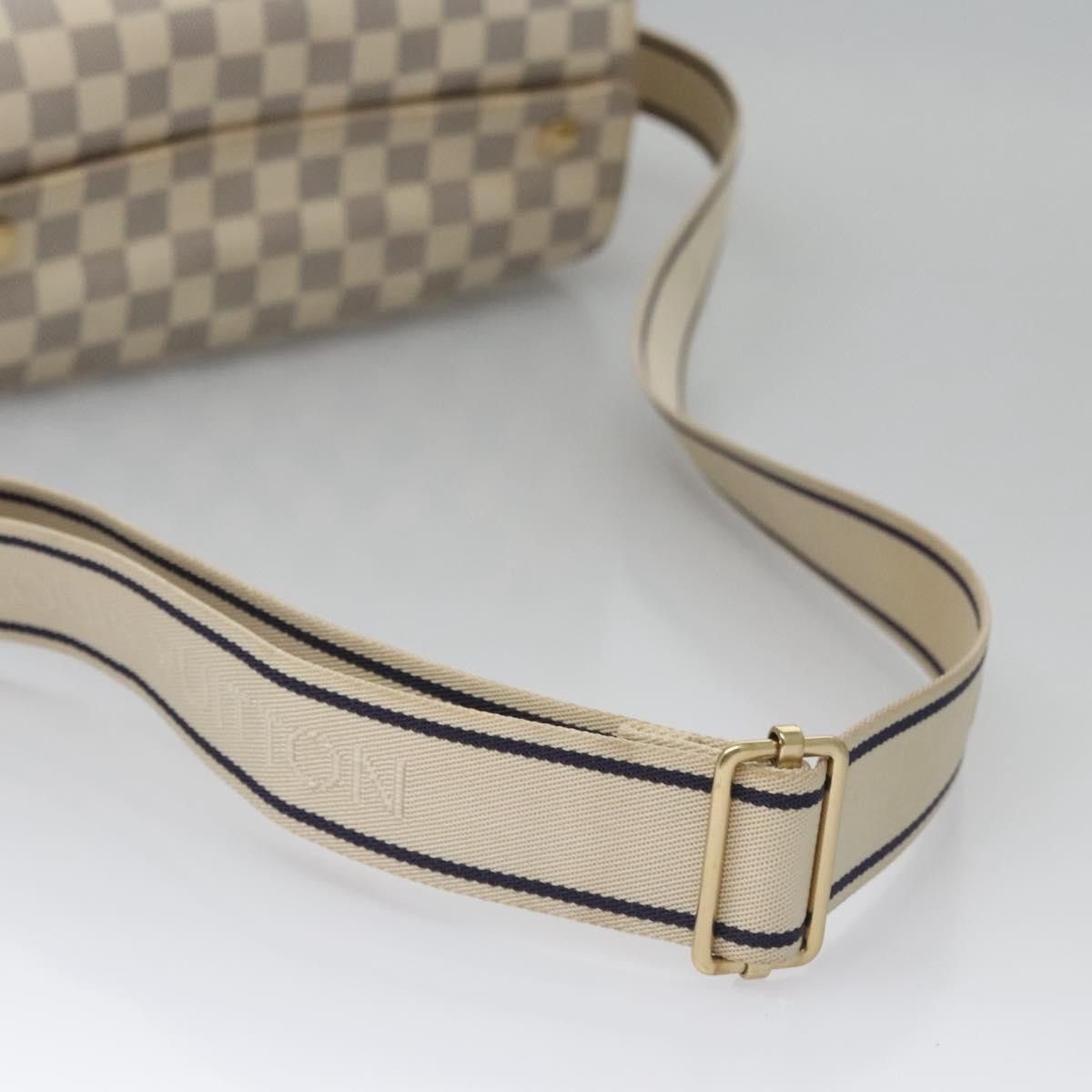 Louis Vuitton Naviglio White Canvas Shoulder Bag (Pre-Owned) Size ONE SIZE - 5 Thumbnail