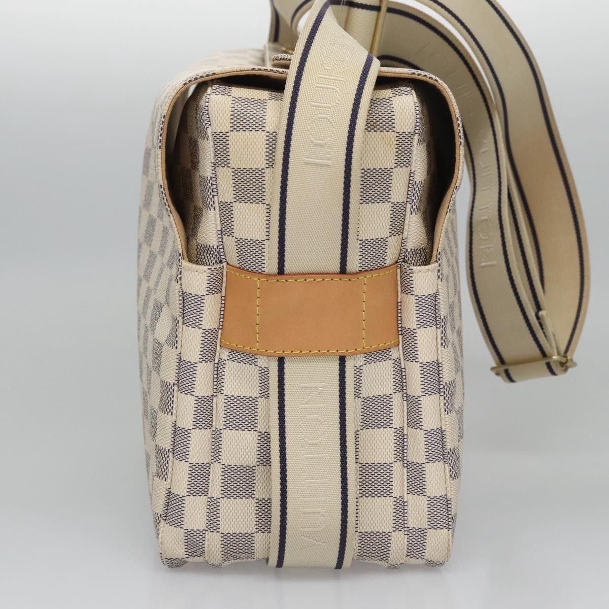 Louis Vuitton Naviglio White Canvas Shoulder Bag (Pre-Owned) Size ONE SIZE - 3 Thumbnail
