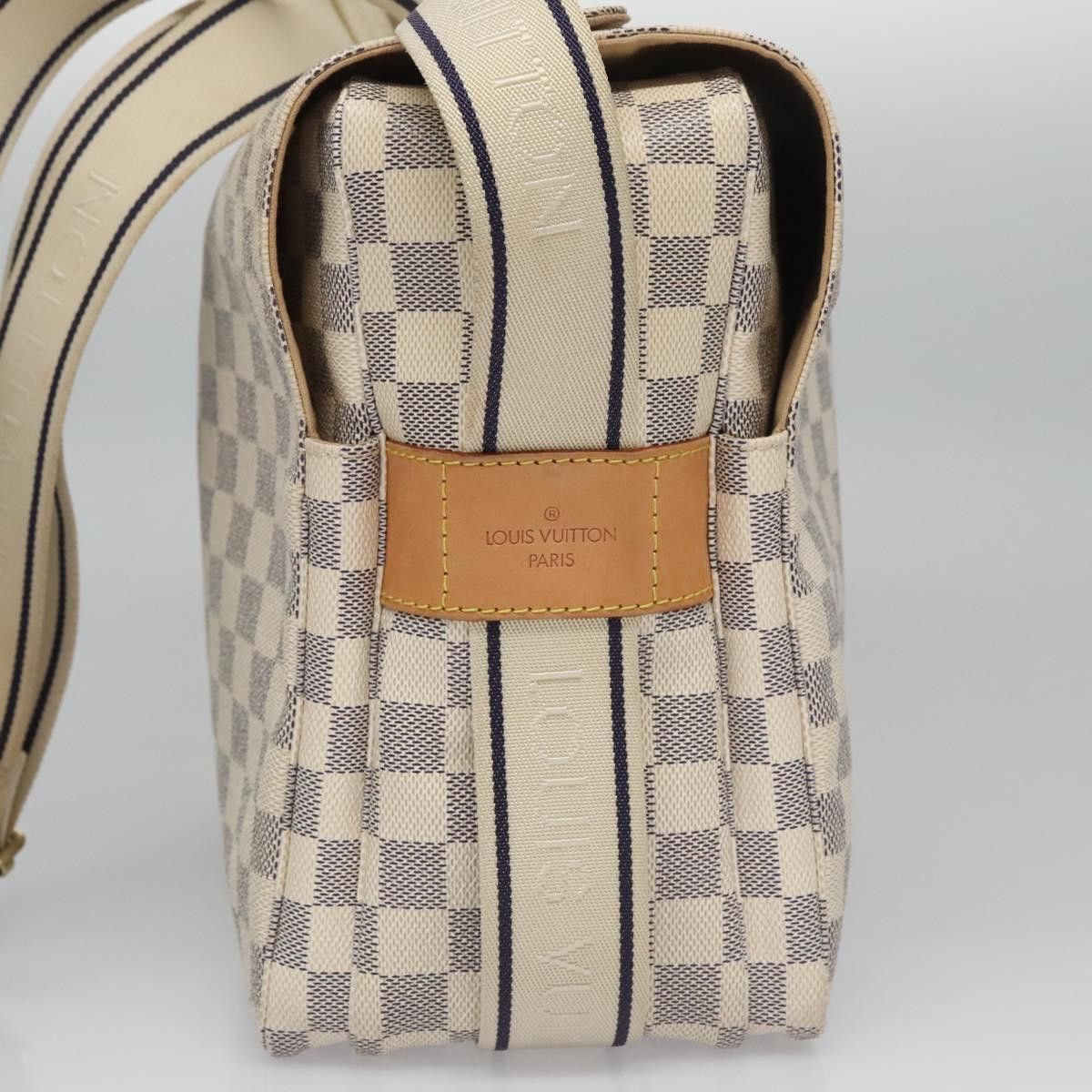 Louis Vuitton Naviglio White Canvas Shoulder Bag (Pre-Owned) Size ONE SIZE - 4 Thumbnail