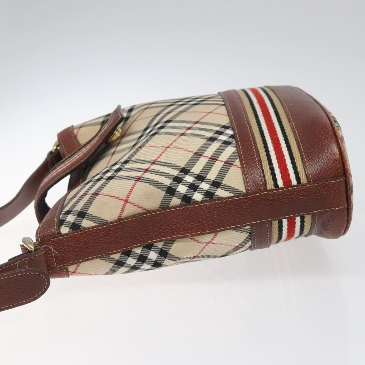 Burberry Nova Check Beige Ceramic Shoulder Bag (Pre-Owned) Size ONE SIZE - 4 Thumbnail