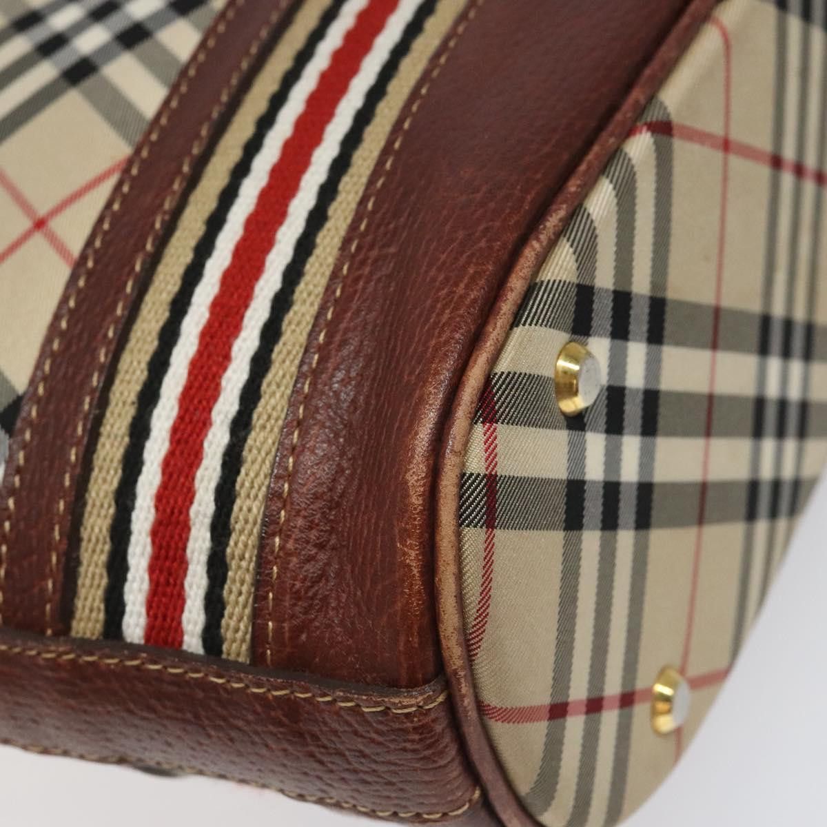 Burberry Nova Check Beige Ceramic Shoulder Bag (Pre-Owned) Size ONE SIZE - 10 Thumbnail