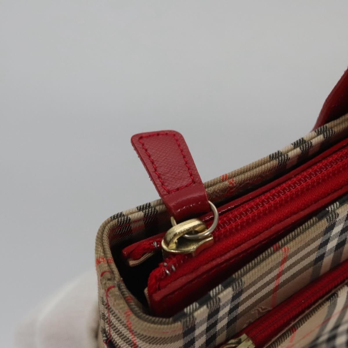 Burberry Nova Check Beige Canvas Handbag (Pre-Owned) Size ONE SIZE - 11 Thumbnail