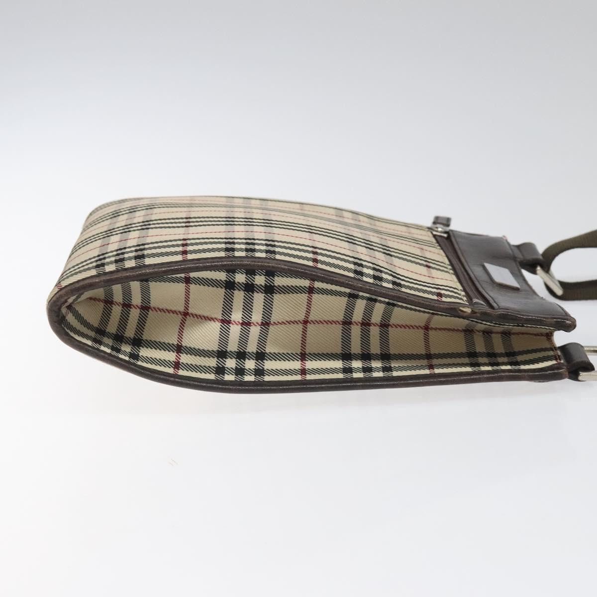 Burberry Nova Check Beige Canvas Shoulder Bag (Pre-Owned) Size ONE SIZE - 3 Thumbnail