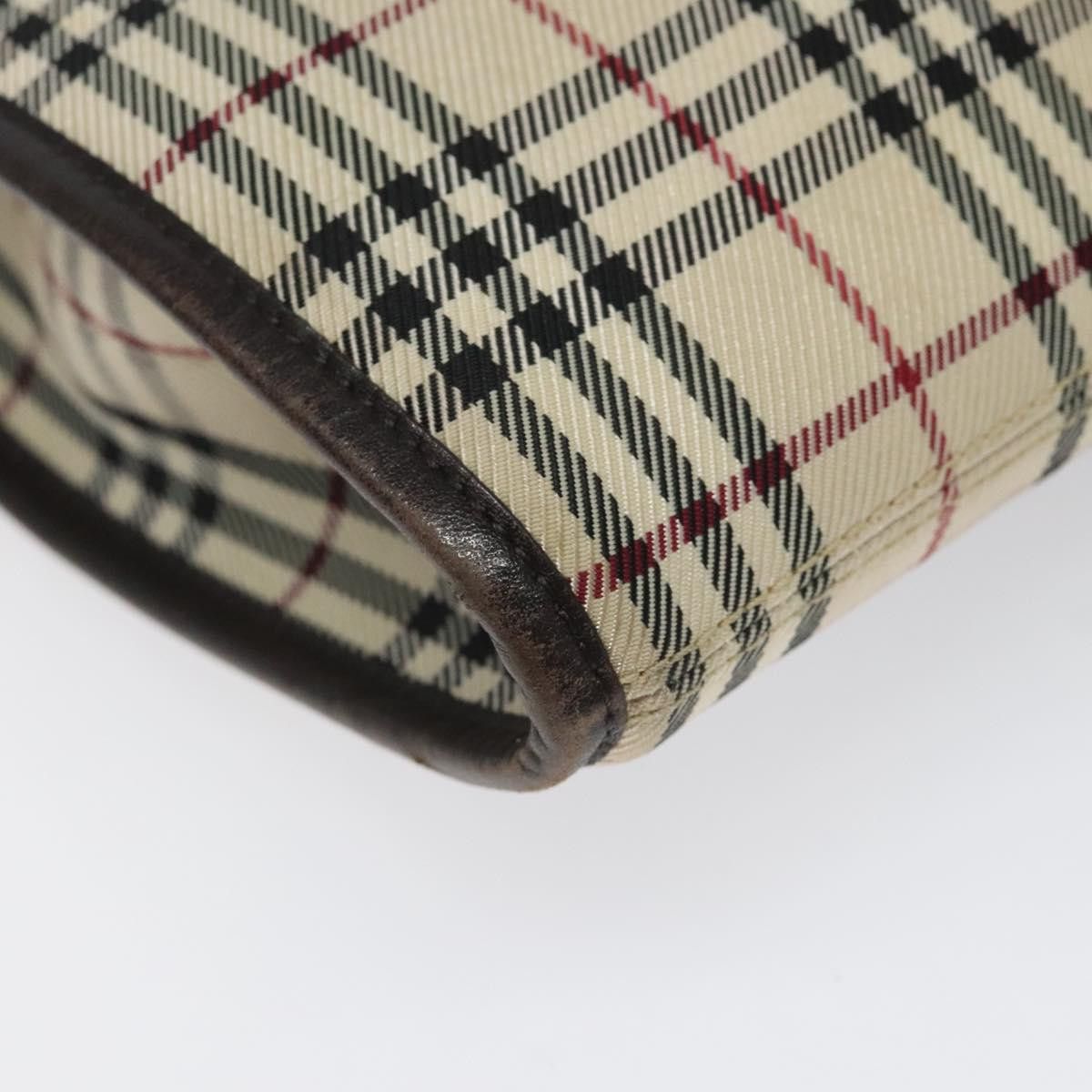 Burberry Nova Check Beige Canvas Shoulder Bag (Pre-Owned) Size ONE SIZE - 10 Thumbnail