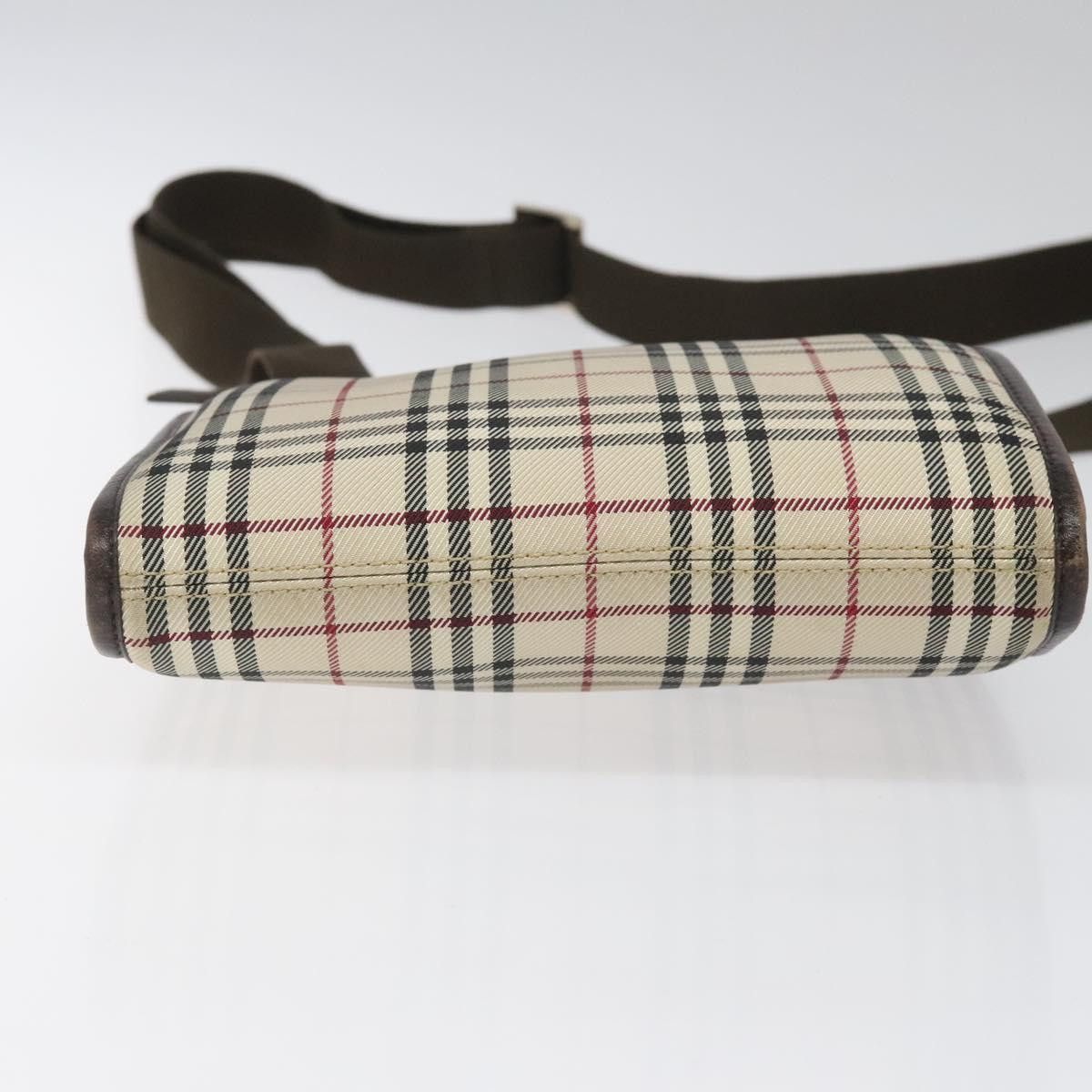 Burberry Nova Check Beige Canvas Shoulder Bag (Pre-Owned) Size ONE SIZE - 17 Thumbnail