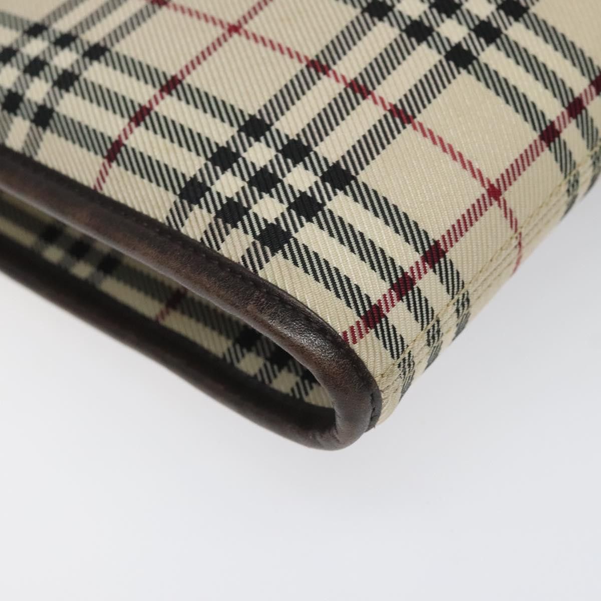 Burberry Nova Check Beige Canvas Shoulder Bag (Pre-Owned) Size ONE SIZE - 8 Thumbnail