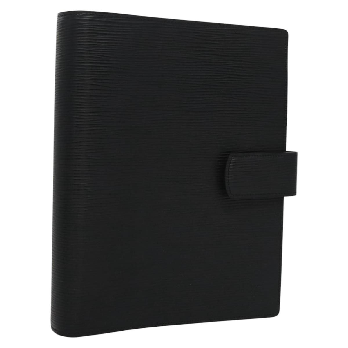 Louis Vuitton Agenda Cover Black Leather Wallet (Pre-Owned) Size ONE SIZE - 11 Thumbnail