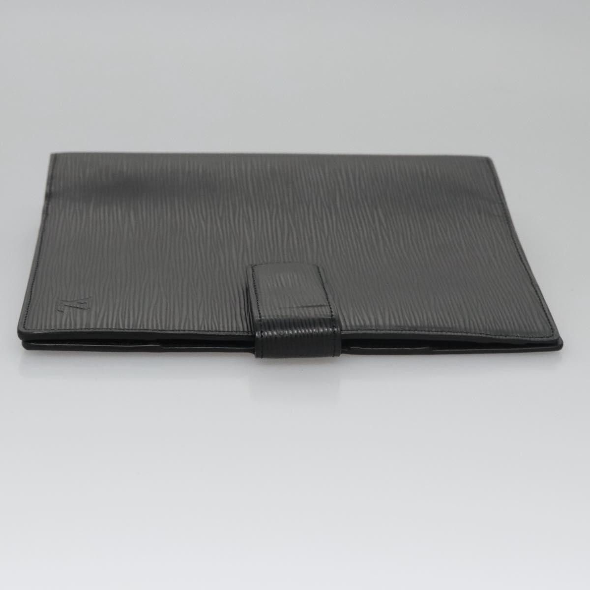 Louis Vuitton Agenda Cover Black Leather Wallet (Pre-Owned) Size ONE SIZE - 3 Thumbnail