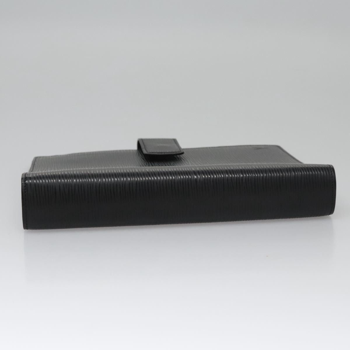 Louis Vuitton Agenda Cover Black Leather Wallet (Pre-Owned) Size ONE SIZE - 4 Thumbnail
