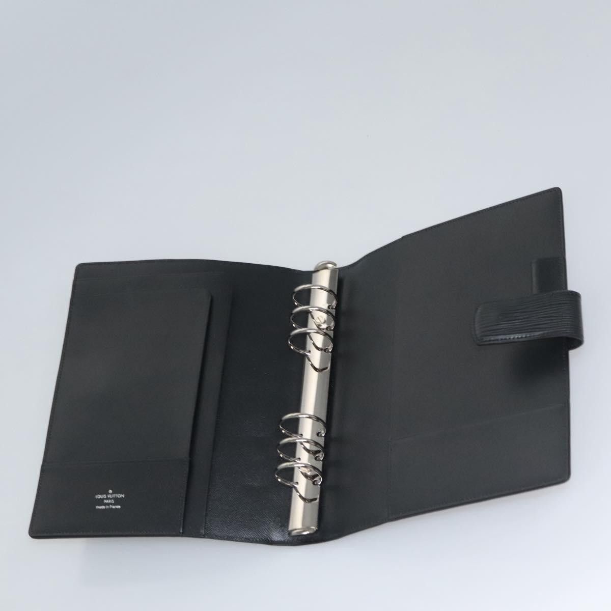 Louis Vuitton Agenda Cover Black Leather Wallet (Pre-Owned) Size ONE SIZE - 9 Thumbnail