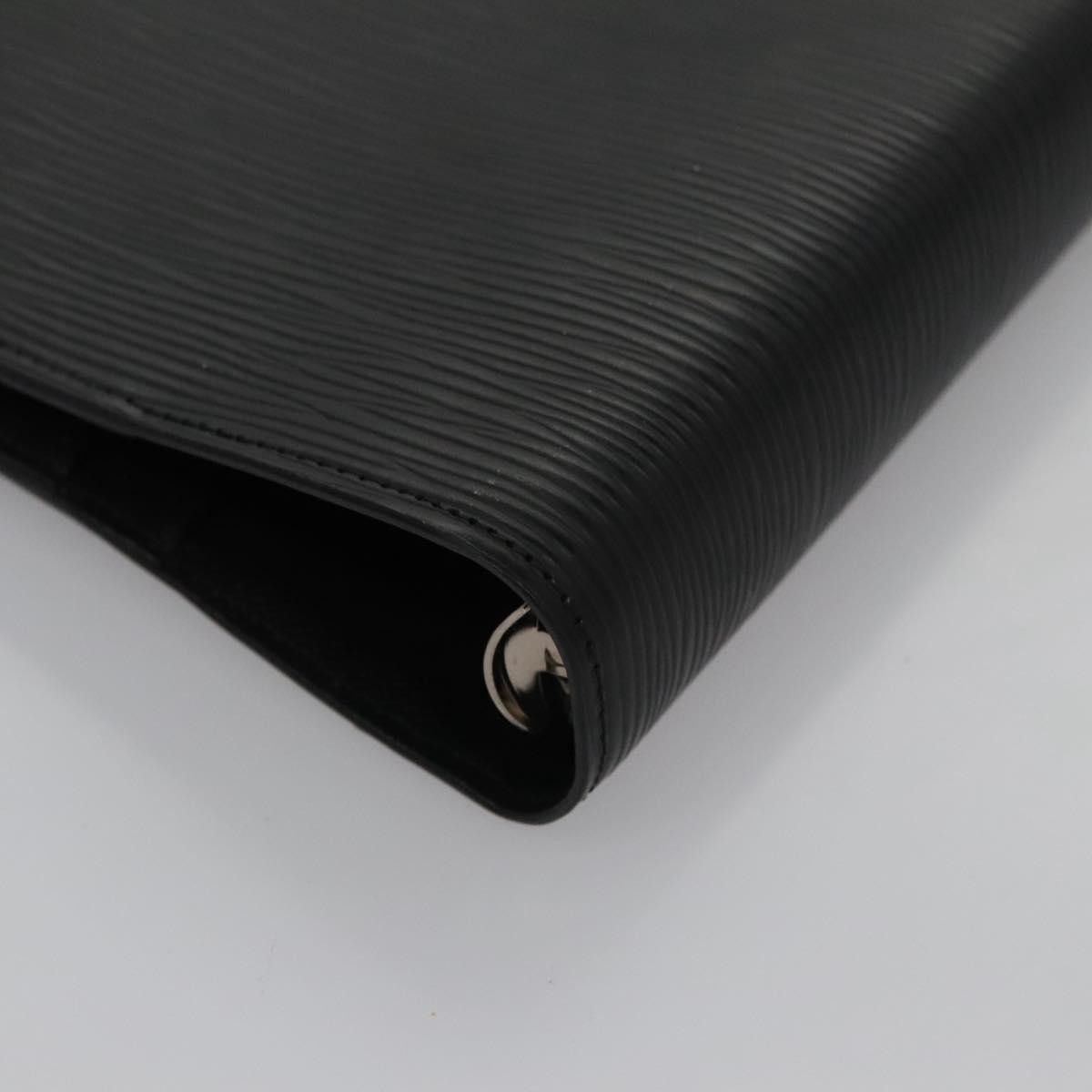 Louis Vuitton Agenda Cover Black Leather Wallet (Pre-Owned) Size ONE SIZE - 8 Thumbnail