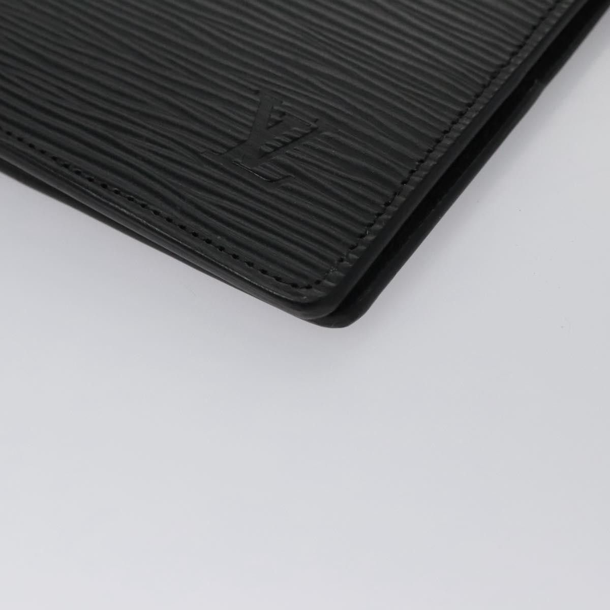 Louis Vuitton Agenda Cover Black Leather Wallet (Pre-Owned) Size ONE SIZE - 6 Thumbnail