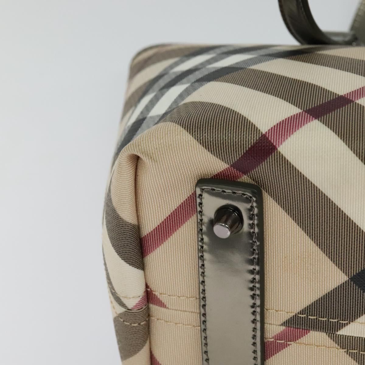 Burberry Nova Check Beige Canvas Tote Bag (Pre-Owned) Size ONE SIZE - 9 Thumbnail