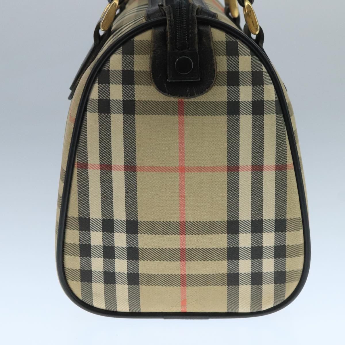 Burberry Nova Check Beige Canvas Travel Bag (Pre-Owned) Size ONE SIZE - 4 Thumbnail
