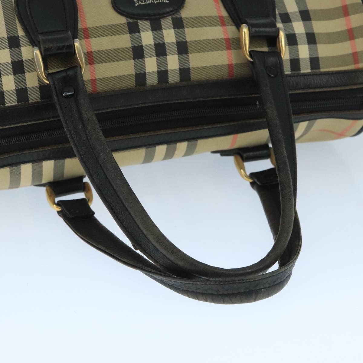 Burberry Nova Check Beige Canvas Travel Bag (Pre-Owned) Size ONE SIZE - 5 Thumbnail