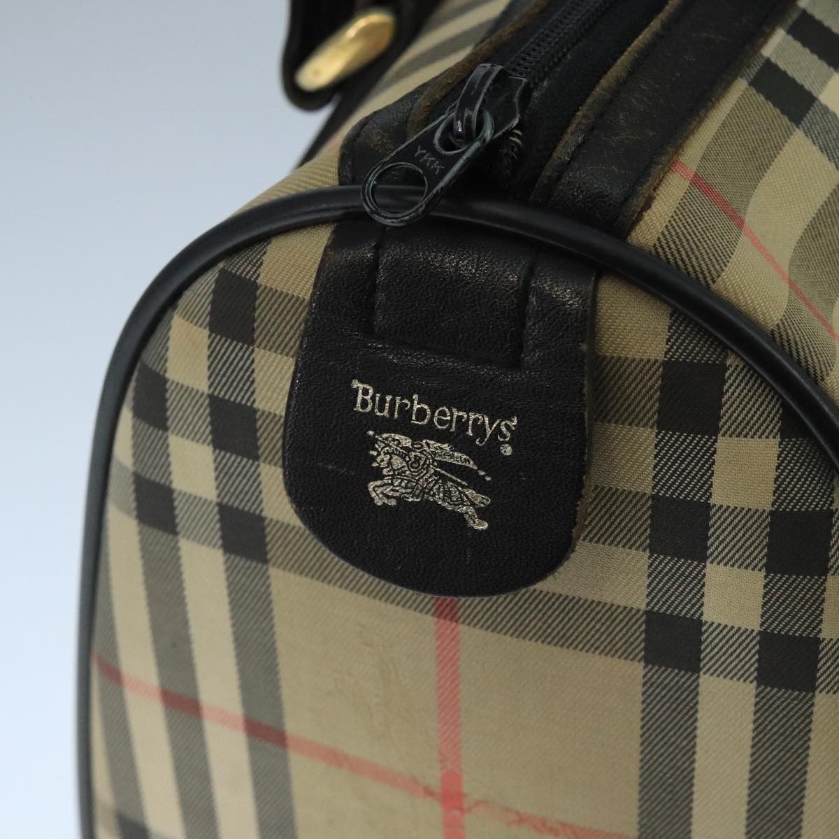 Burberry Nova Check Beige Canvas Travel Bag (Pre-Owned) Size ONE SIZE - 13 Thumbnail