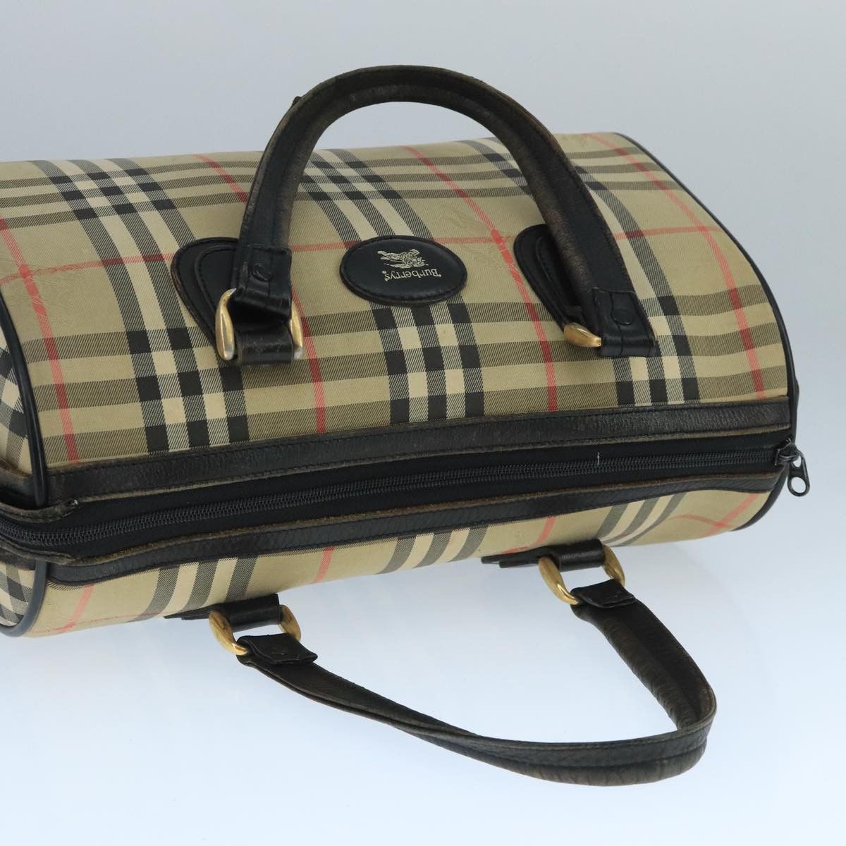 Burberry Nova Check Beige Canvas Travel Bag (Pre-Owned) Size ONE SIZE - 16 Thumbnail