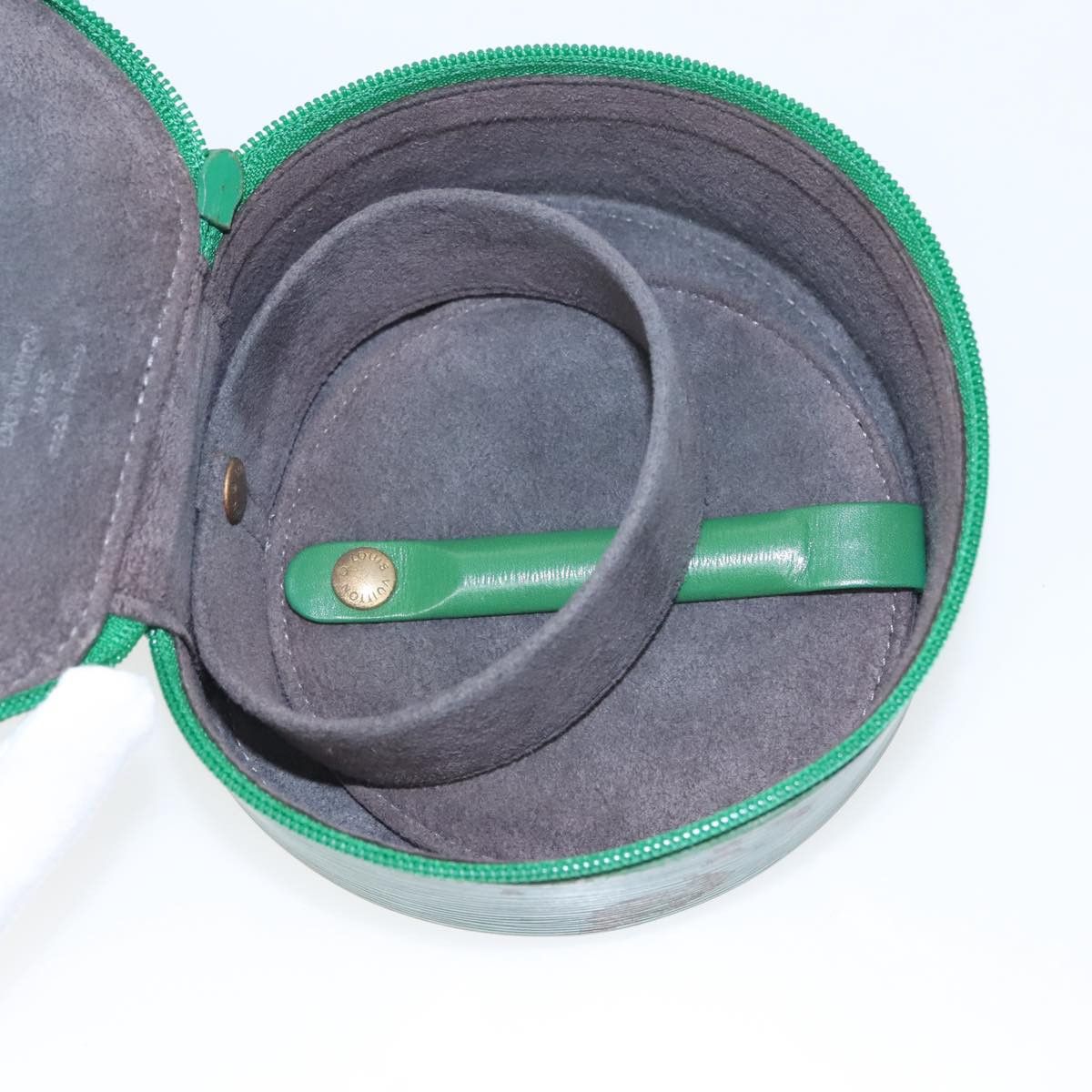 Louis Vuitton Ecrin Green Leather Clutch Bag (Pre-Owned) Size ONE SIZE - 9 Thumbnail