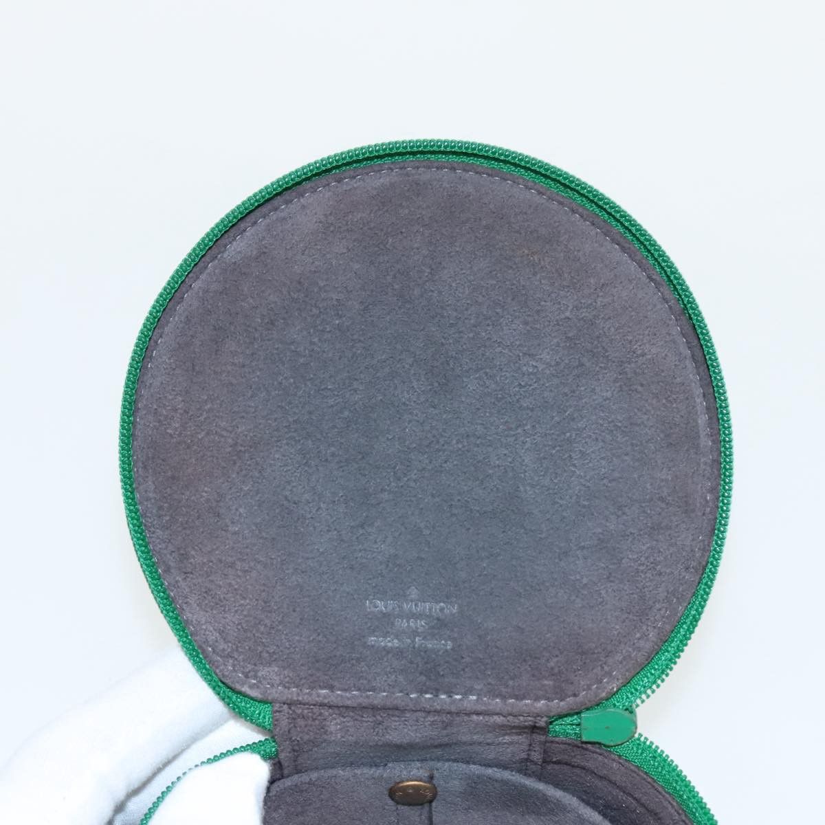 Louis Vuitton Ecrin Green Leather Clutch Bag (Pre-Owned) Size ONE SIZE - 14 Thumbnail