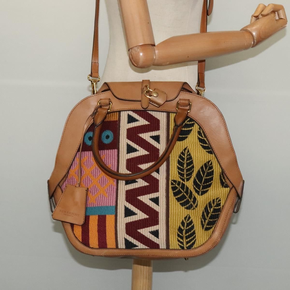 Burberry Prorsum Multicolour Canvas Handbag (Pre-Owned) Size ONE SIZE - 15 Thumbnail