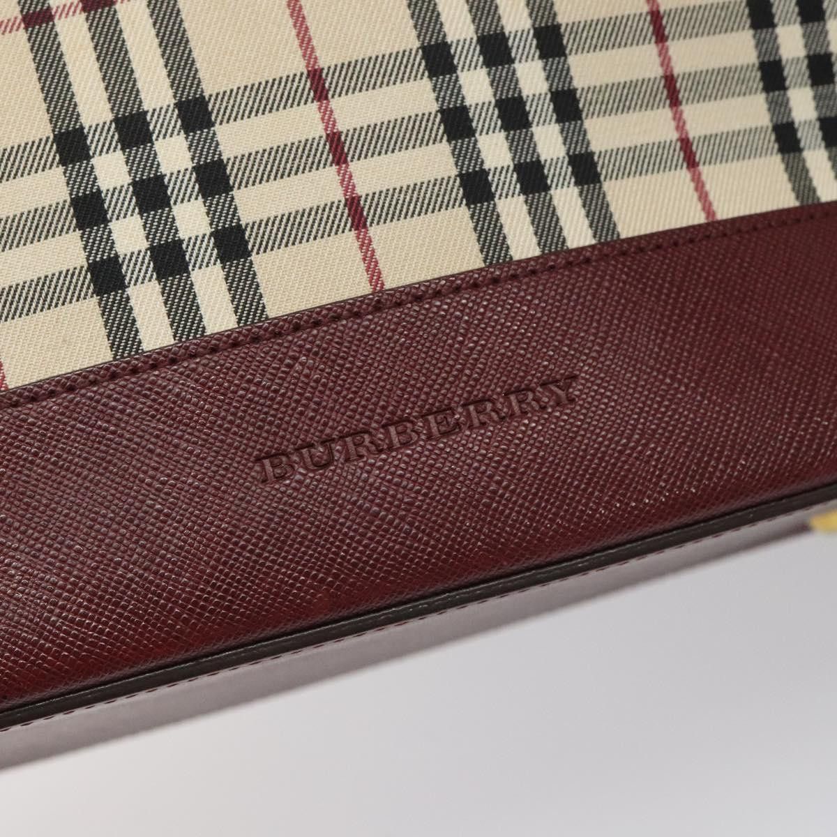 Burberry Nova Check Beige Canvas Tote Bag (Pre-Owned) Size ONE SIZE - 17 Thumbnail