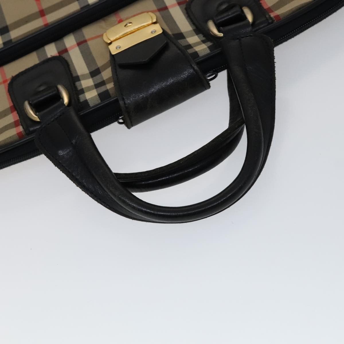 Burberry Nova Check Beige Canvas Travel Bag (Pre-Owned) Size ONE SIZE - 5 Thumbnail