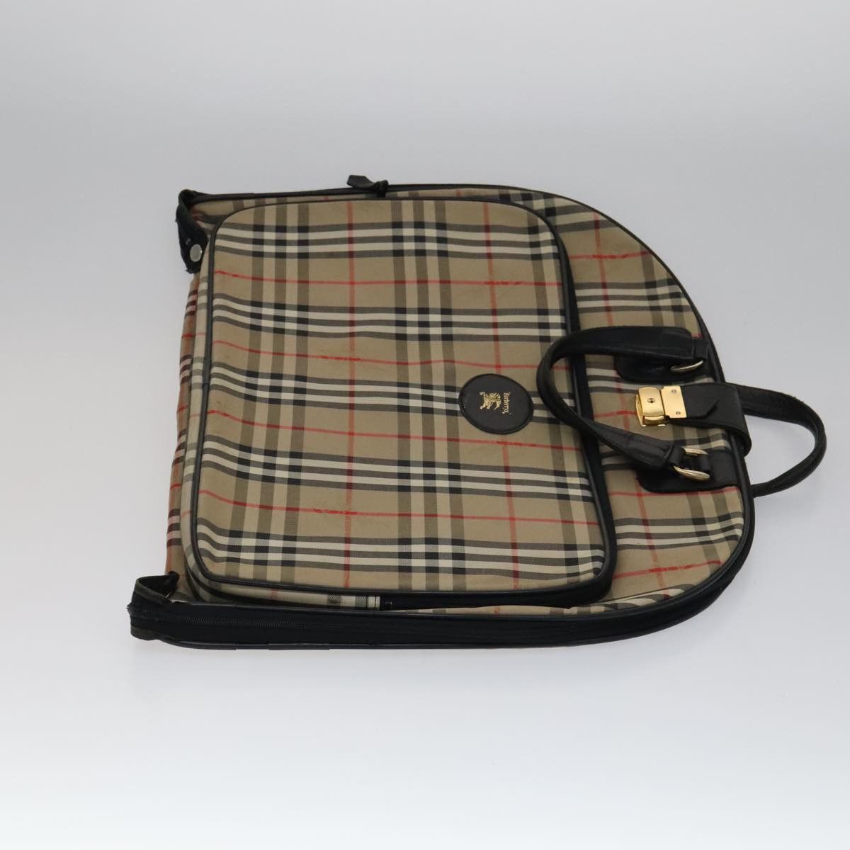 Burberry Nova Check Beige Canvas Travel Bag (Pre-Owned) Size ONE SIZE - 3 Thumbnail