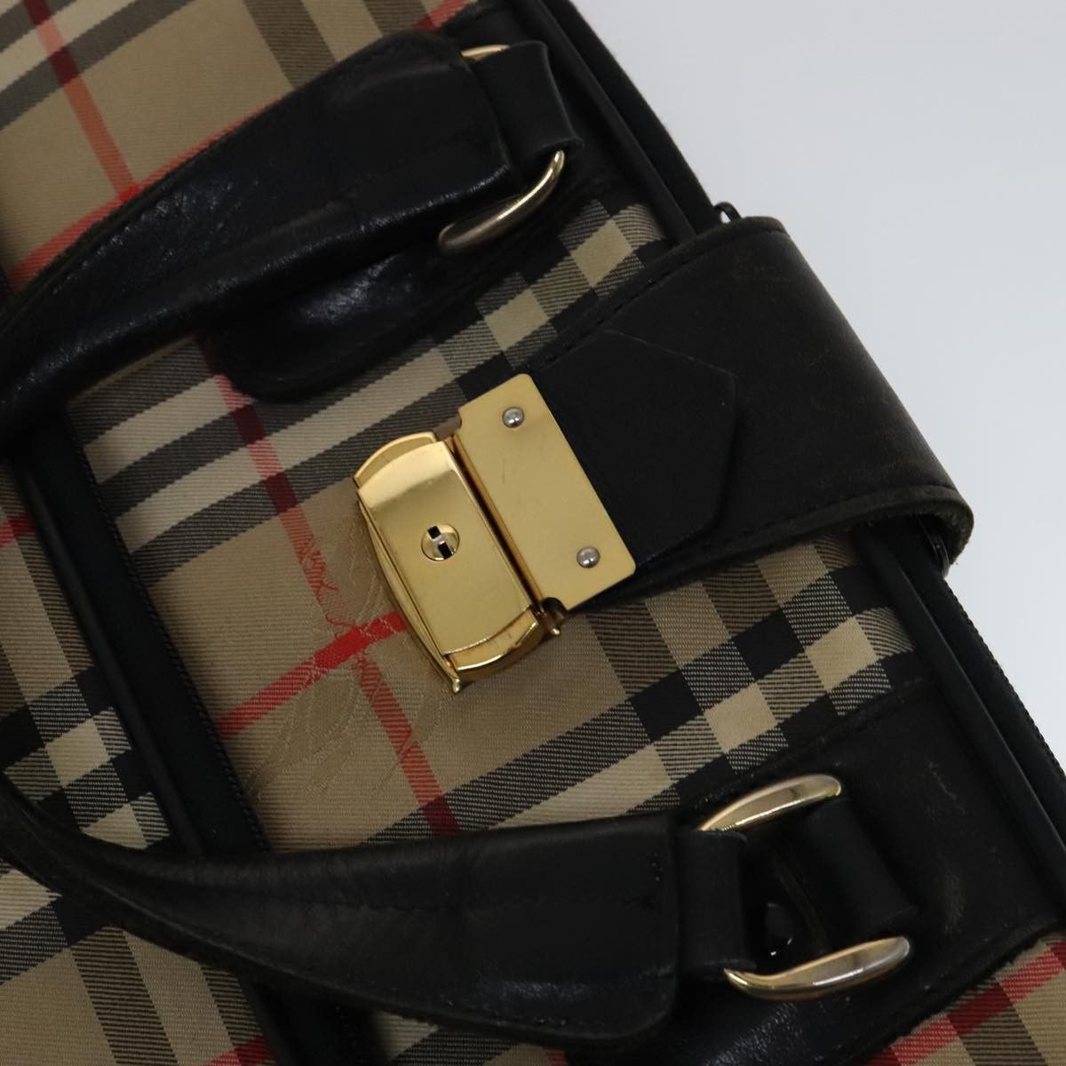 Burberry Nova Check Beige Canvas Travel Bag (Pre-Owned) Size ONE SIZE - 15 Thumbnail