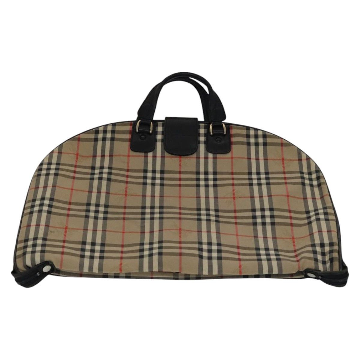 Burberry Nova Check Beige Canvas Travel Bag (Pre-Owned) Size ONE SIZE - 2 Thumbnail