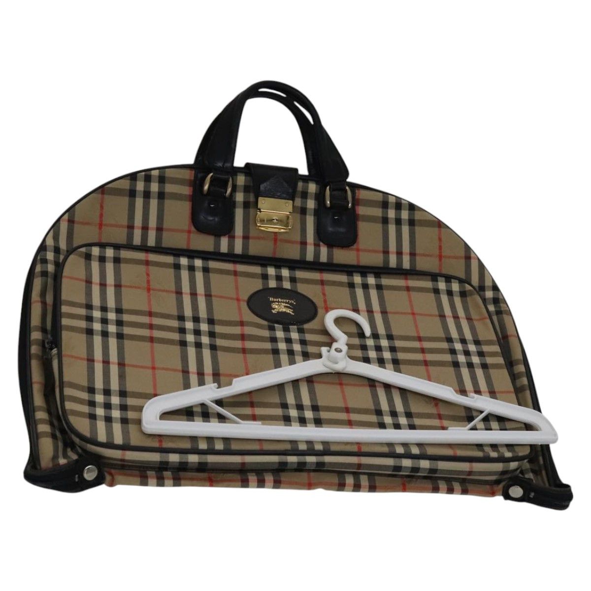 Burberry Nova Check Beige Canvas Travel Bag (Pre-Owned) Size ONE SIZE - 19 Thumbnail