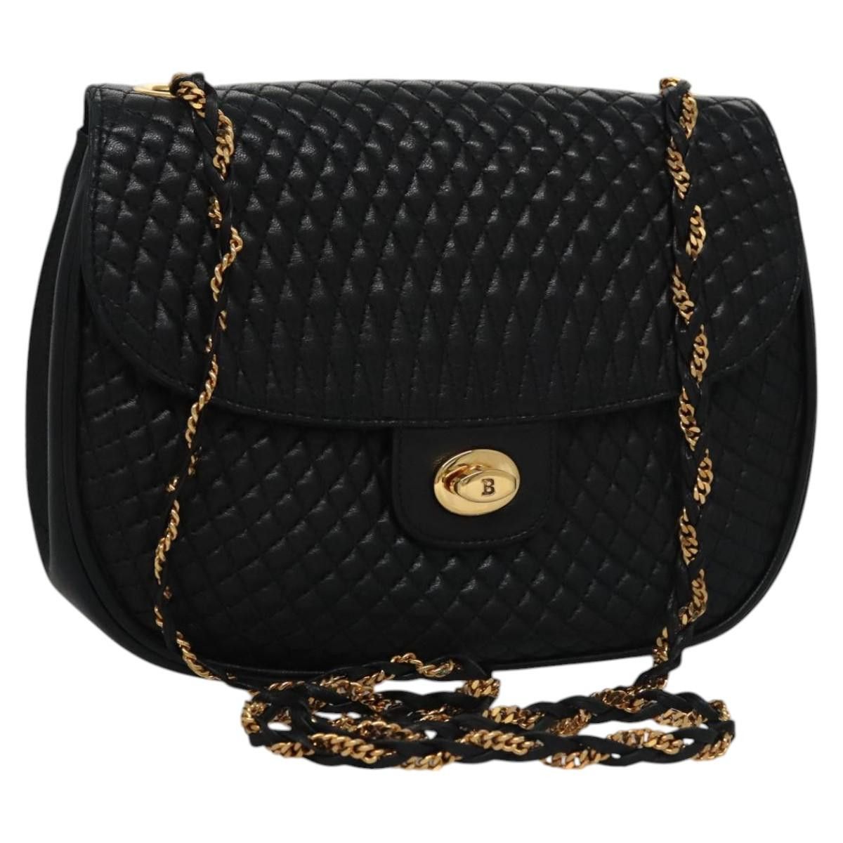 Bally Black Leather Shoulder Bag (Pre-Owned) Size ONE SIZE - 15 Thumbnail