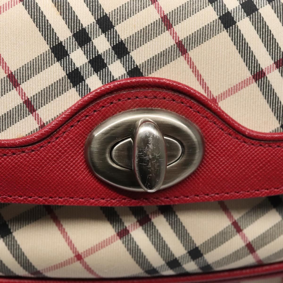Burberry Nova Check Beige Canvas Handbag (Pre-Owned) Size ONE SIZE - 12 Thumbnail