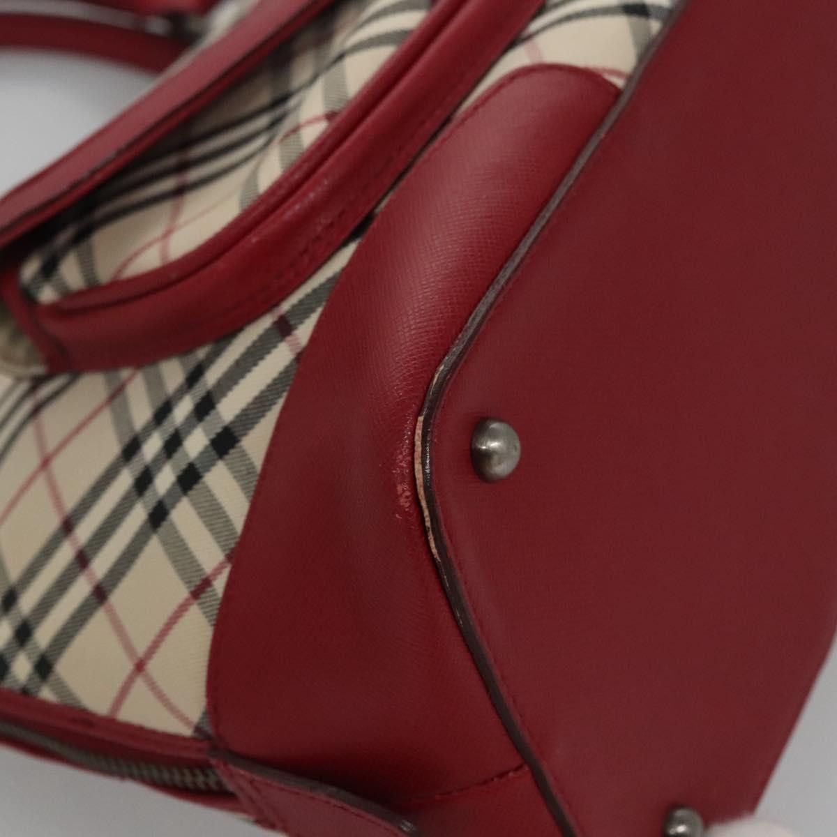 Burberry Nova Check Beige Canvas Handbag (Pre-Owned) Size ONE SIZE - 7 Thumbnail