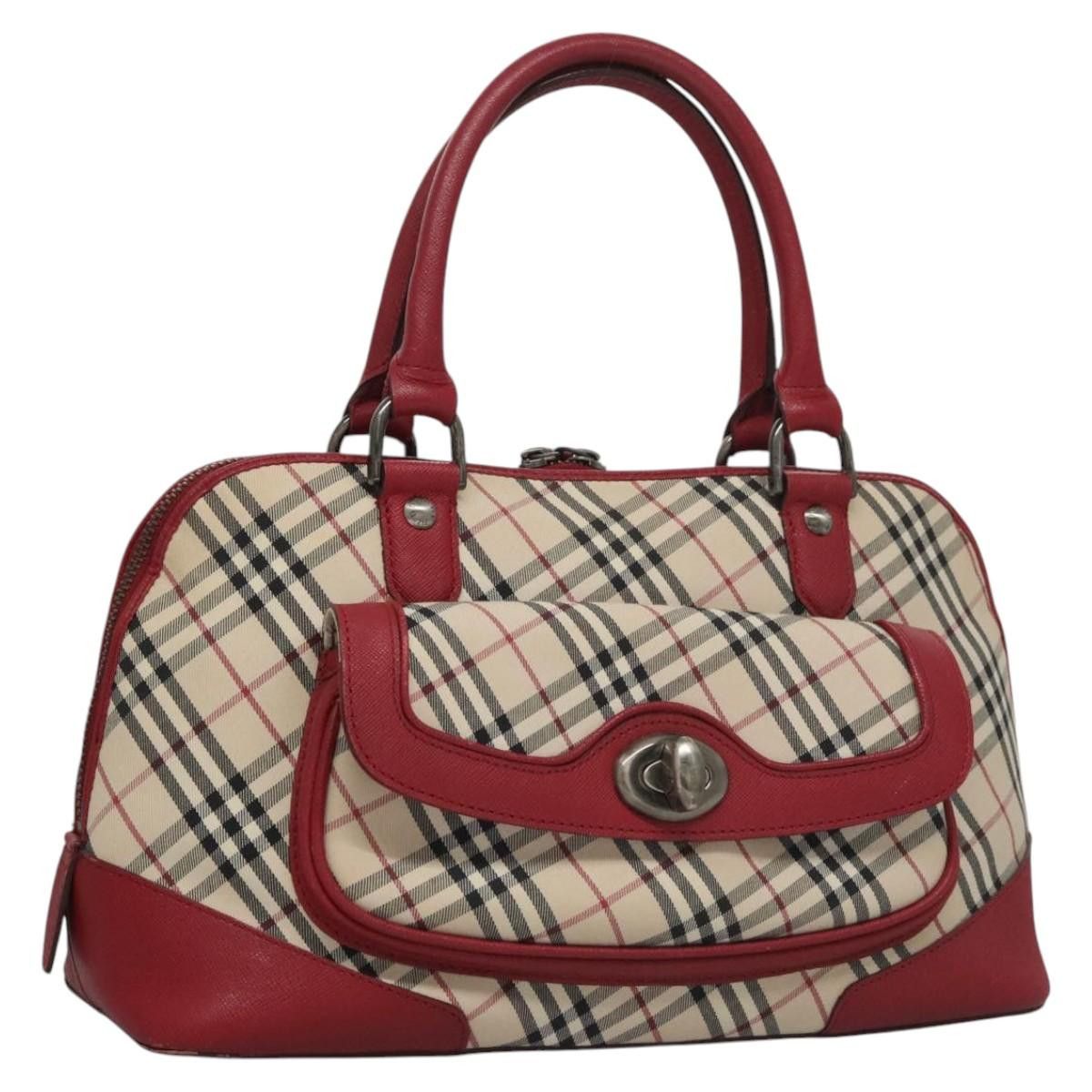 Burberry Nova Check Beige Canvas Handbag (Pre-Owned) Size ONE SIZE - 16 Thumbnail