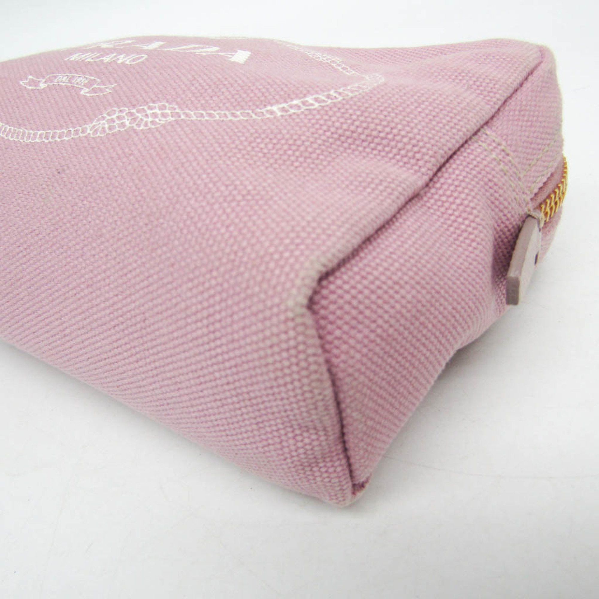 Prada Pink Cotton Clutch Bag (Pre-Owned) Size ONE SIZE - 3 Thumbnail