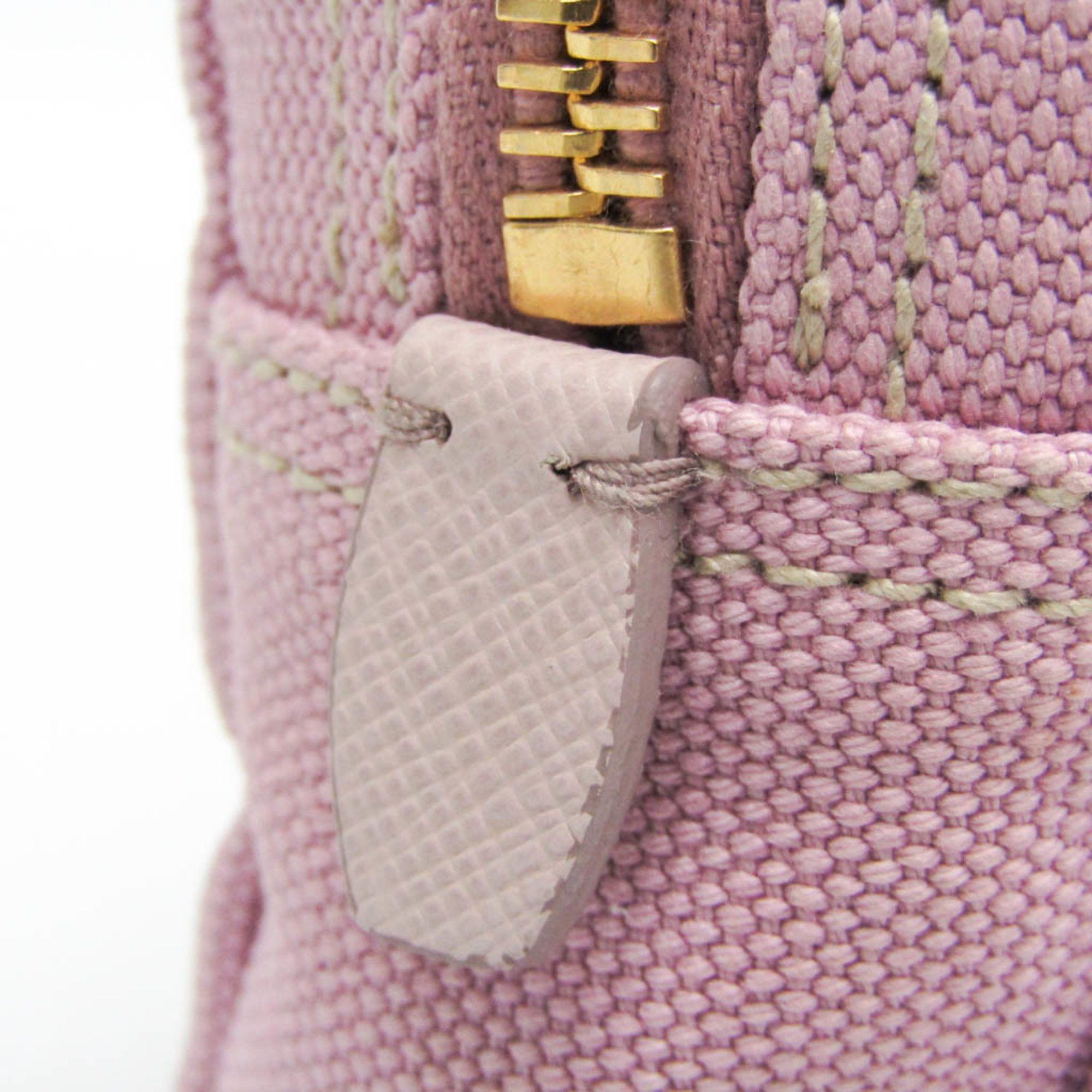 Prada Pink Cotton Clutch Bag (Pre-Owned) Size ONE SIZE - 8 Thumbnail